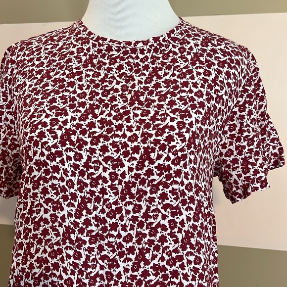 Loft Floral Flounce Swing Dress - Picture 2 of 4